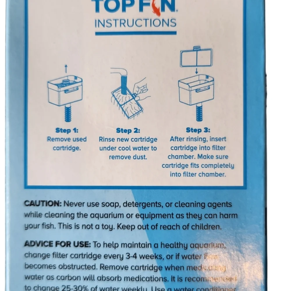 Top Fin Filter For Fish Tank size EF-S